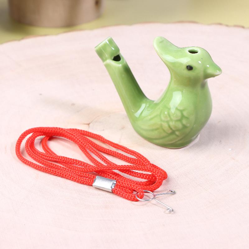 1/5Pcs Bird Whistle Water Musical Ceramic Set Colorful Animal Shape Early Learning Bath Noise Maker Party Favor