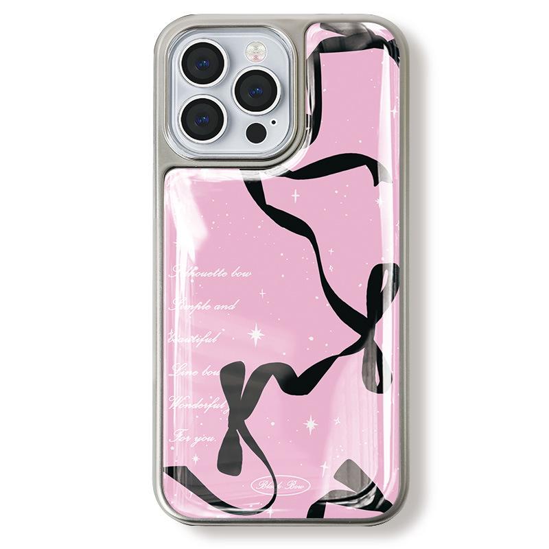 

Чехол Zhitai с гальваническим покрытием Silver Edge Drip Glue Case для iPhone 14/15 Pro, Apple 16 и Huawei Mate 60. Apple 16