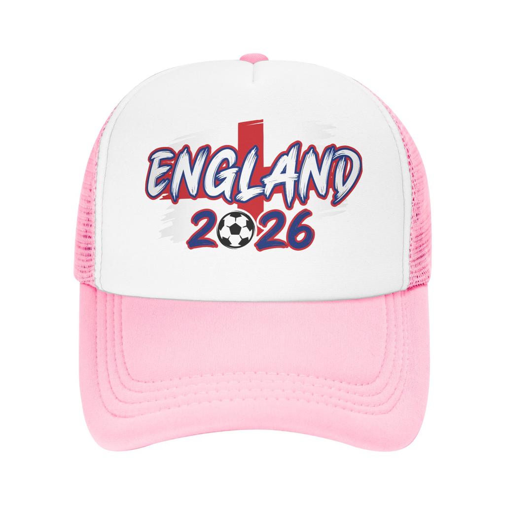 England Football Match  Mesh Baseball Caps Unisex Trucker Worker Cap Usa Canada Mexico Soccer Dad Hat Summer Trucker Hat