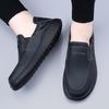Men Leather Loafer Driving Shoes Slip On Moccasin Casual Walking Footwear Outdoor Office Daily Comfort Shoes Lightweight