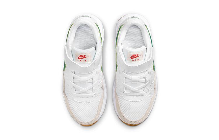 Nike Air Max SC Hook and loop Low top Running Shoes White Green Children Aged 3 7 Years Old CZ5356-104