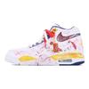 Nike Legado del Vuelo Tendencia y Auspicioso CNY Zapatillas de Baloncesto Vintage de Caña Media para Hombre Blanco Rojo Amarillo BQ4212-102(Equipo 168-)