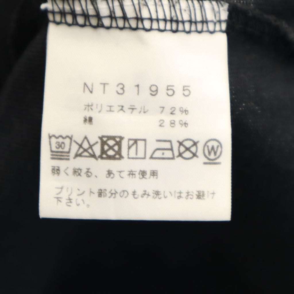 The North Face Short Sleeve T-shirt S Black Outdoor NT31955 Men's Used