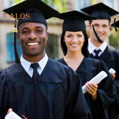 Graduation Hat Tassel with 2025 Date Charm Solid Color 40cm Length Cap Hornor Tassel for Master Bachelor School Graduation Season