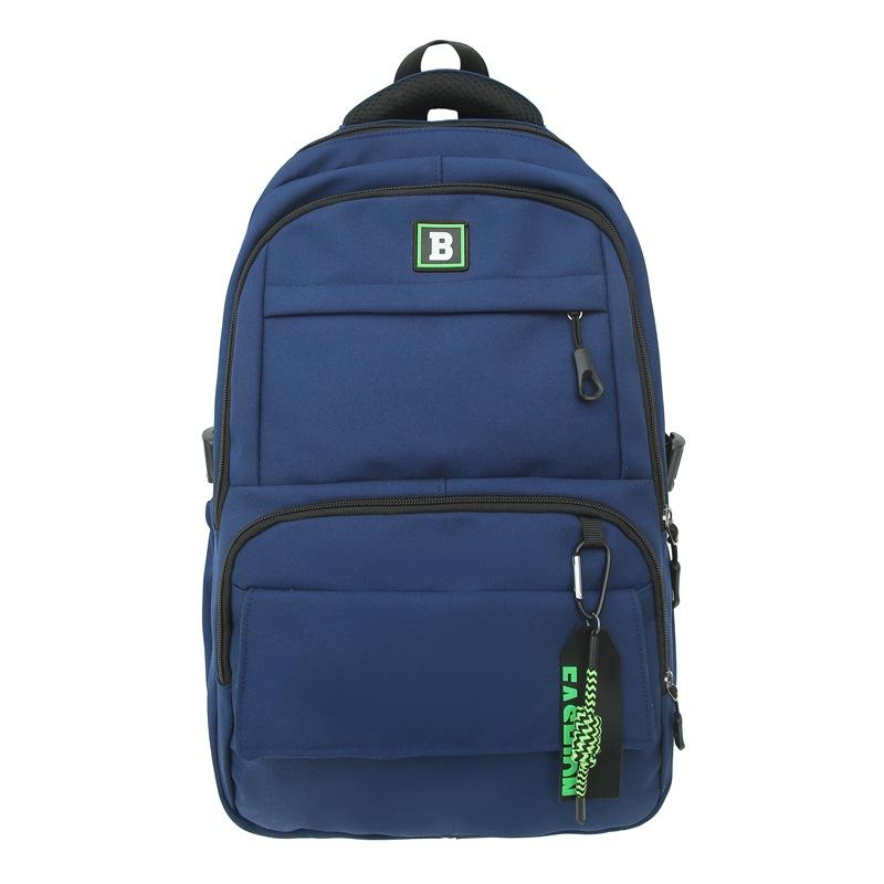 New college student oversized capacity backpack fashionable versatile men's and women's same casual class backpack