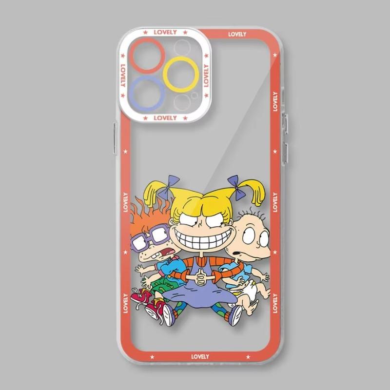 

Cartoon Movie R-Rugrats Phone Case For iPhone 17 16 15 11 12 14 13 Pro Max Mini X XS XR 7 Plus 16E Air Shockproof Cover Fundas iPhone 7 Plus
