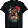 Ramen Noodles Dragon Anime Japanese Gift Idea Tee T-Shirt, Size M - 3XL