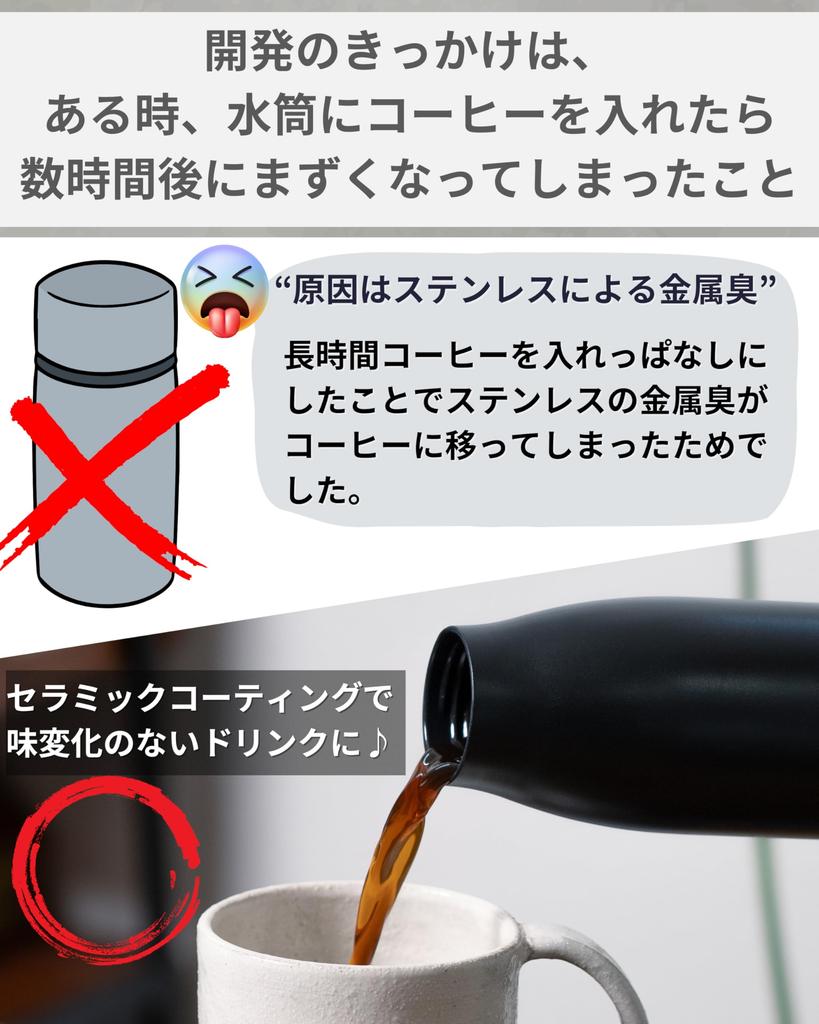 Espresso Tokyo Cerakote Ceramic Dishwasher Keeps Coffee Hot or Keeps Coffee Lightweight Bottle, Coated, Safe, Cold, Fresh, (350ml)