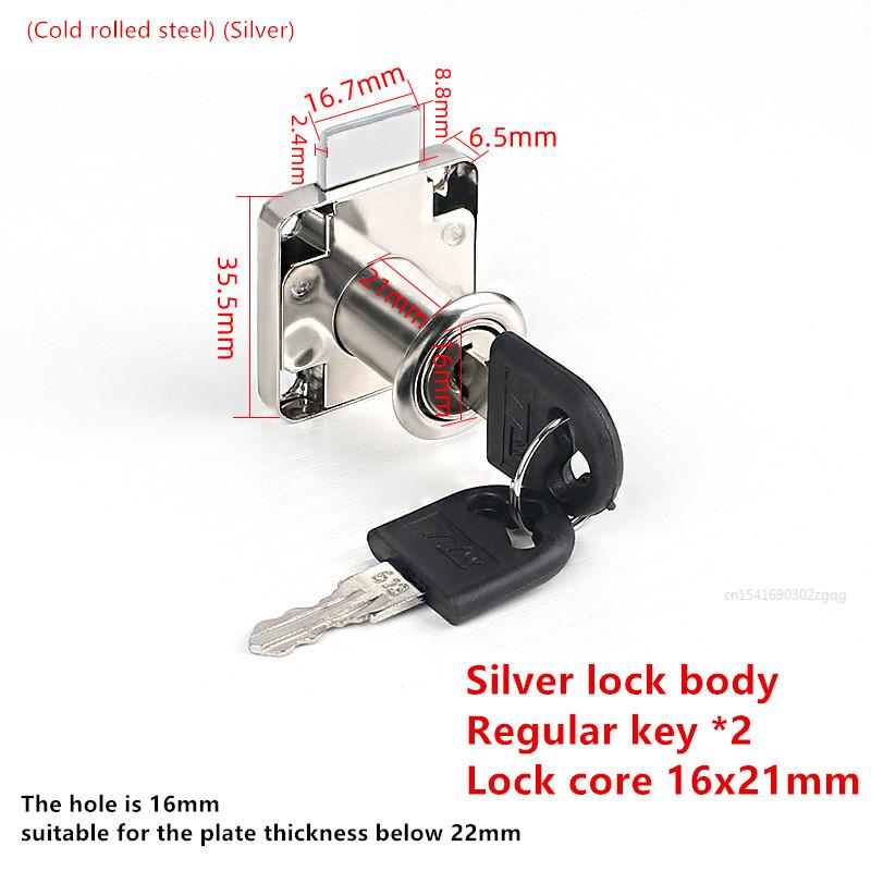 Cierres de Cajón de Gabinete Cerraduras Herrajes para Puerta de Mueble Cerradura de Escritorio Cerraduras para Puerta de Gabinete de Armario Librero de Noche Cerradura Sólida