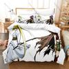 Cool Classic Dark Fantasy Samurai Anime Murder Princess Bedding Set 1 Duvet Cover + 2 Pillowcases HD Digital Print Bed Linen
