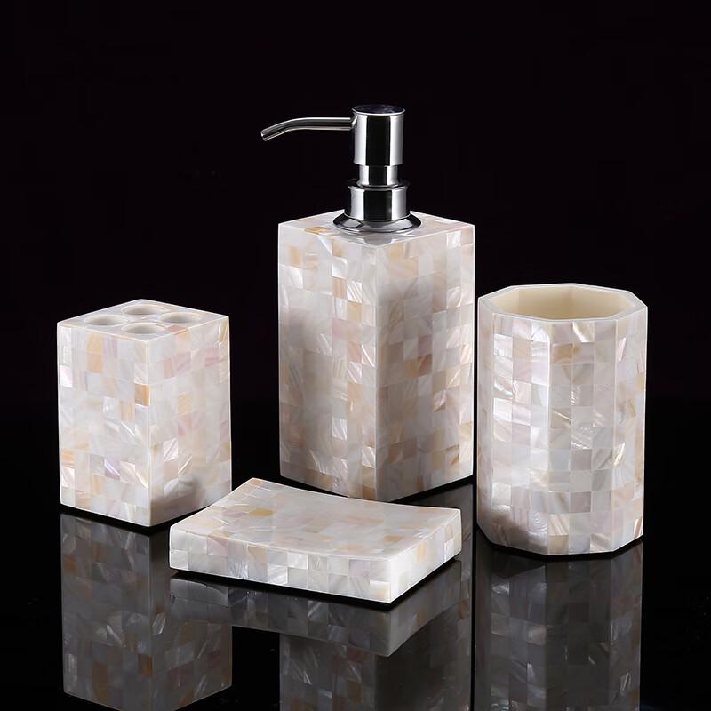 European Style White Shell Hand Soap Dispenser