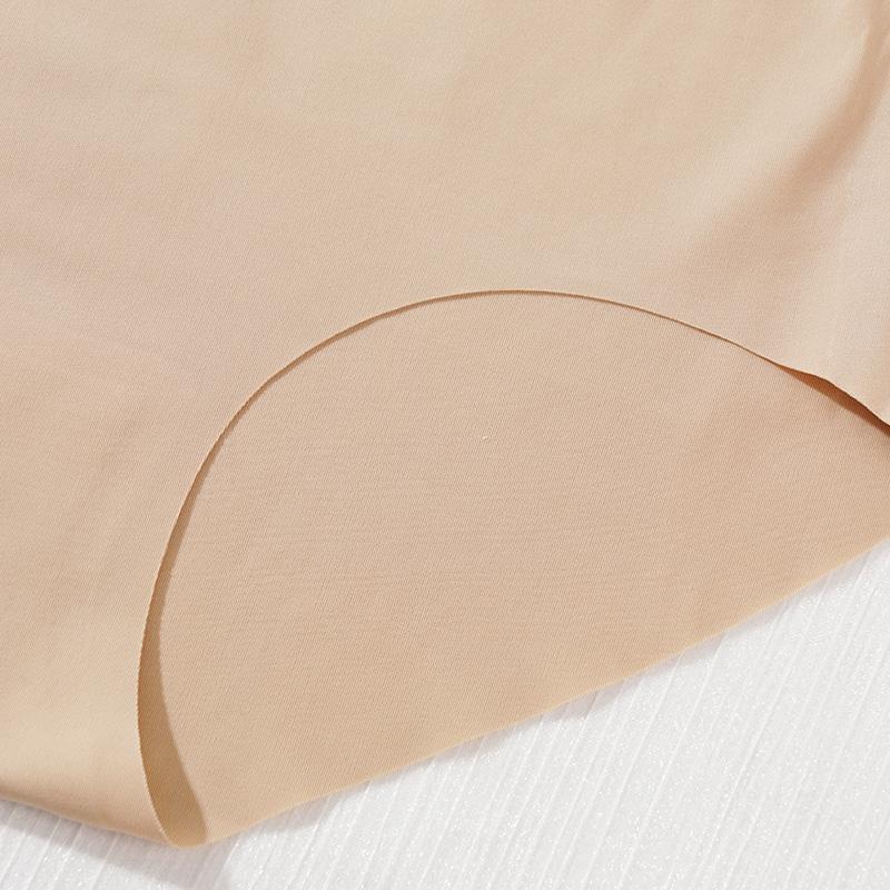 Women's Ultra-thin Breathable Briefs Summer Large Size Solid Color Ice Silk Panties Underwear Underpants