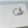 Hollow Heart Adjustable Ring Punk Vintage Jewelry For Women Girls Fashion Geometric Irregular Rings