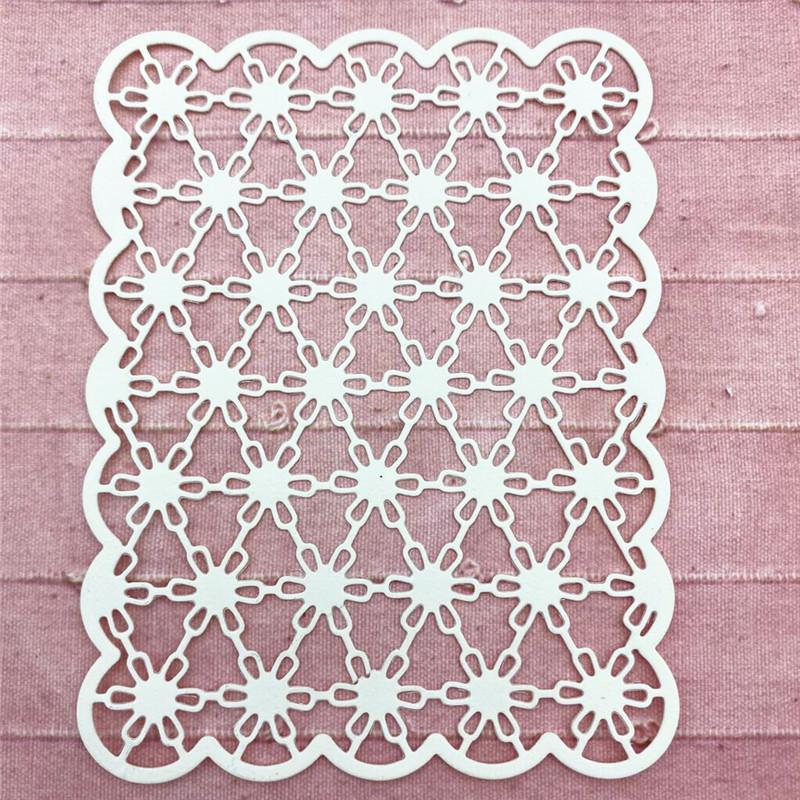 1 Stück Blume Aushöhlen Hintergrund Metall Stanzschablonen Schablone für DIY Scrapbooking Fotoalbum Prägepapier Karten Basteln Stanzteile