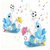 LED Light 3D Cool Light Dolphin Musical Walking Dolphin Levitation Blow Ball  Kids Toys