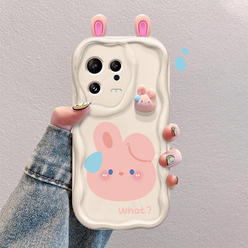 Geeignet für Xiaomi 13 Handyhülle 11/10s Silikon Weichschale Note12 Niedliche dreidimensionale Froschpuppe Redmi K60