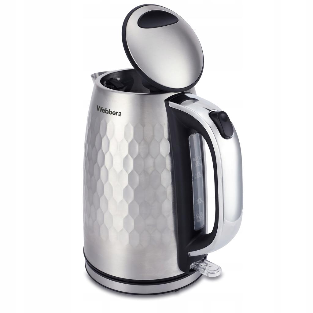 Webber WK-330 Cordless Electric Kettle 2200 W 1.7 L Black INOX