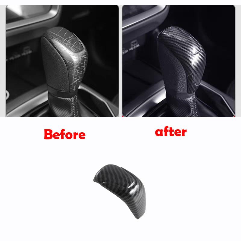 For Subaru Forester 2025 2026 ABS Hybrid Fuel Car Gear Head Shift Knob Cover Handball panle Trim Sticker Interior Accessories