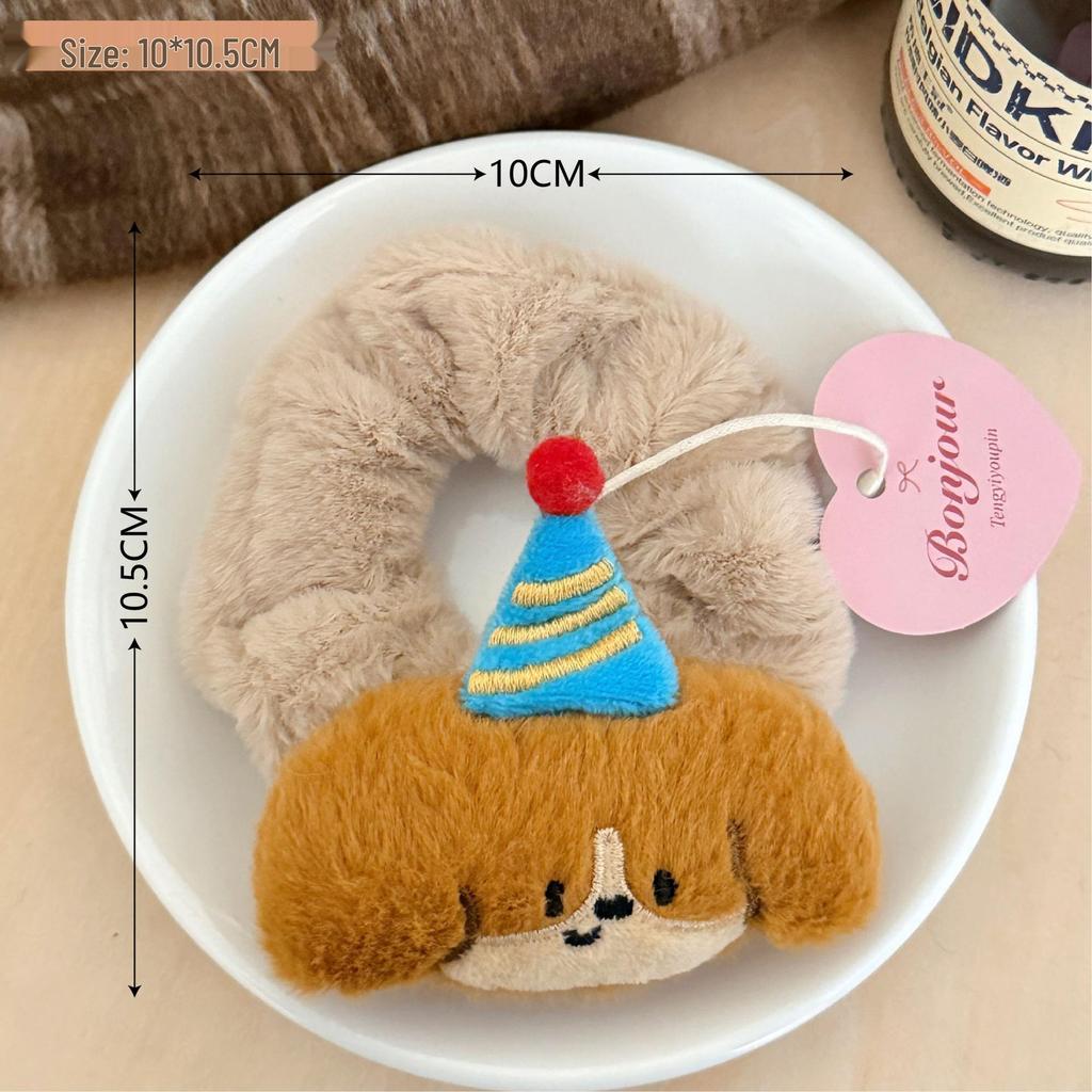 Adorabili Elastici per Capelli Peluche Pulcino: Design a Cuore Dolce per Code di Cavallo & Chignon