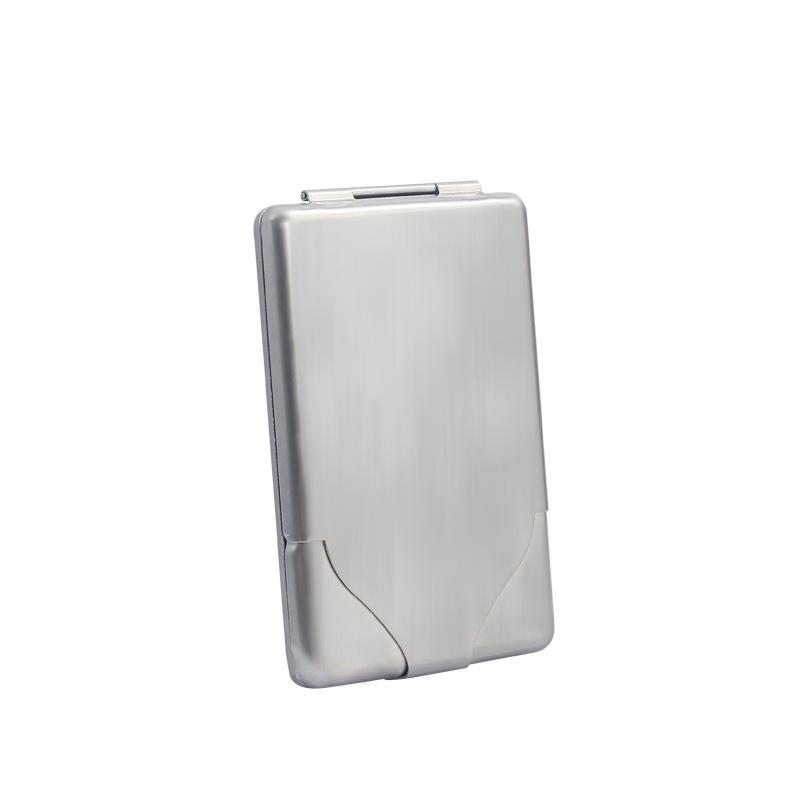 Flip Cigarette Case New Stainless Steel Pressure and Moisture-proof Personalized Fashion Design Compact Portable Goods