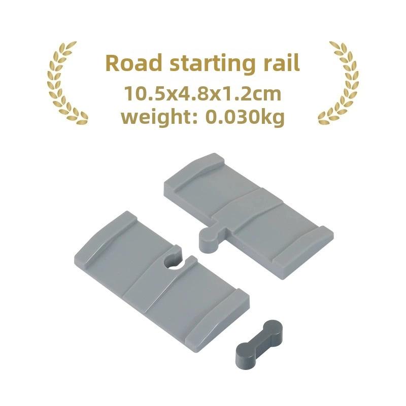 Wooden Train Tracks Beech Wood Road Bridge Railway Accessories Fit for Brand Wooden Tracks Toys for Children Birthday Gifts