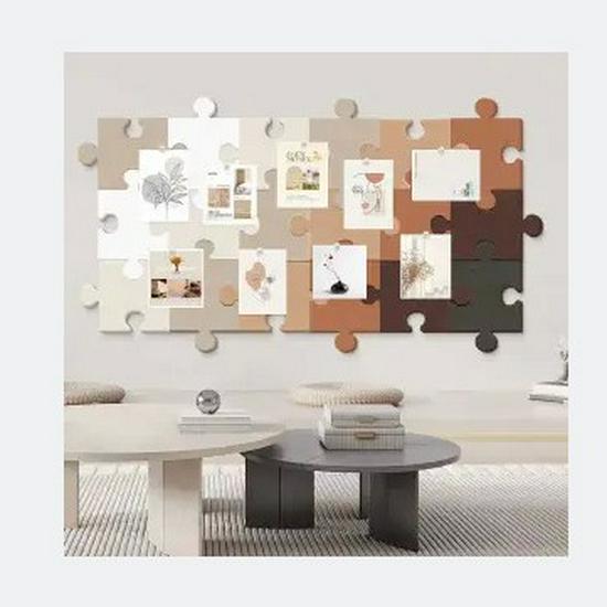 3D Felt Puzzle Wall Decor & Message Board
