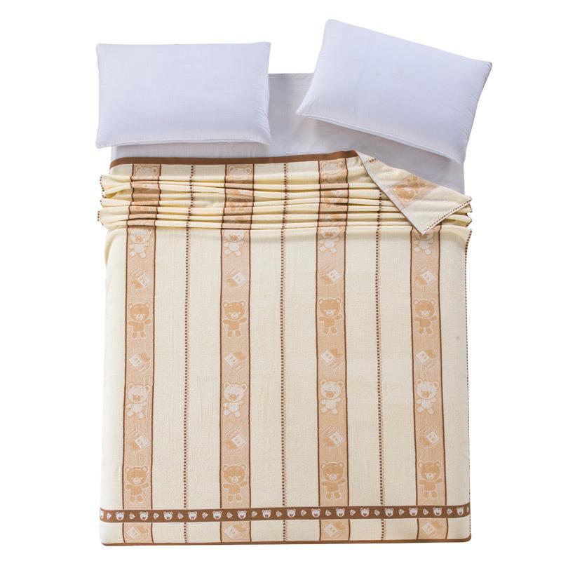 G5Z Čistá bavlněná přikrývka: Všestranná deka pro koleje, pohovky a pohodlí při klimatizaci