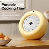 Mechanical Kitchen Timer with Magnetic Back No-Battery Visual Countdown Timer Loud Ring Easy Dial Ring Reminder Timer for Cooking Studying
