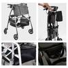 Wheelchair Under Seat Storage Carrier Elderly Rollator Mesh Organizer Bag Trolley Wheelchair Seat Storage Bag 35*31*16cm 600D