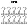 1-80PCS Strong Magnetic Hooks Multi-Purpose Storage Hooks Home Kitchen Bar Storage Hooks Key Storage Hooks Bathroom Hangers