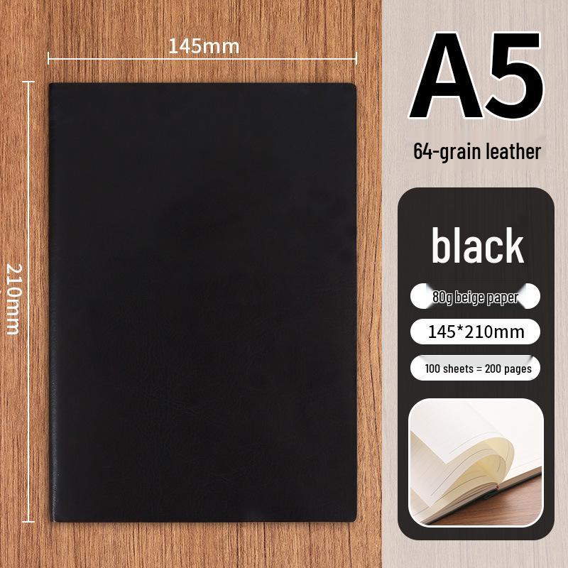 Custom Logo A5 PU Leather Business Notebook Diary