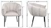 OTILO upholstered bar stool, gray fabric, 65