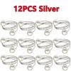 12-2PCS Metal Napkin Ring Imitation Pearls Napkin Buckle Napkin Holders For Wedding Christmas Banquet Home Dining Table Decors