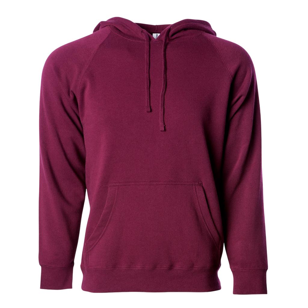 Independent Unisex Adult Midweight Raglan Pullover Hoodie