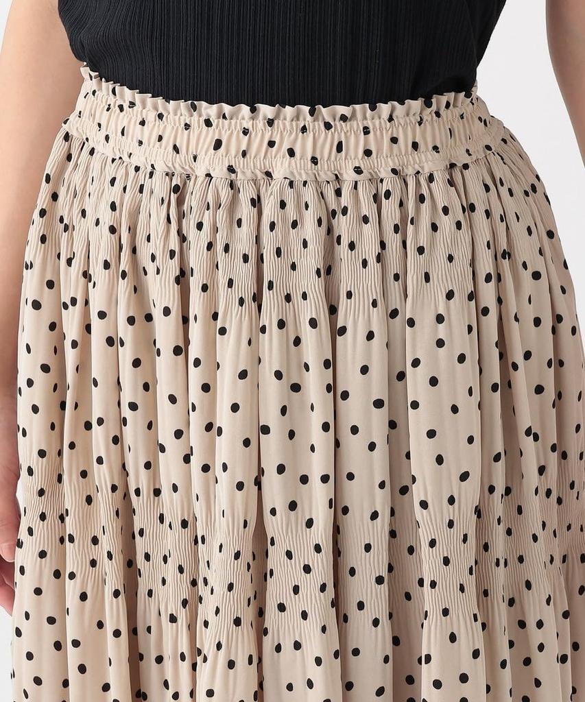 Afternoon Tea Living Spódnica JE58 Kropki Majolika Spódnica plisowana, Beżowy