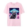 Help Me Cat T Shirt Geek Gift TShirt Aline Attacks The Cat Tshirt Funny Anime Mens Cotton Graphic Tshirts
