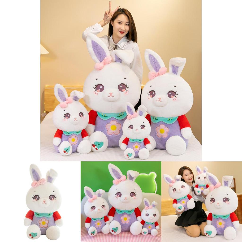 Cherry Rabbit Plush Toy Stuffed Animal With Soft Pp Cotton For Girls Sleepover Gift