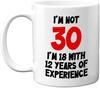 Birthday Birthday Gift Ceramic Coffee Mug 18 Years Of Experience Tea Mug