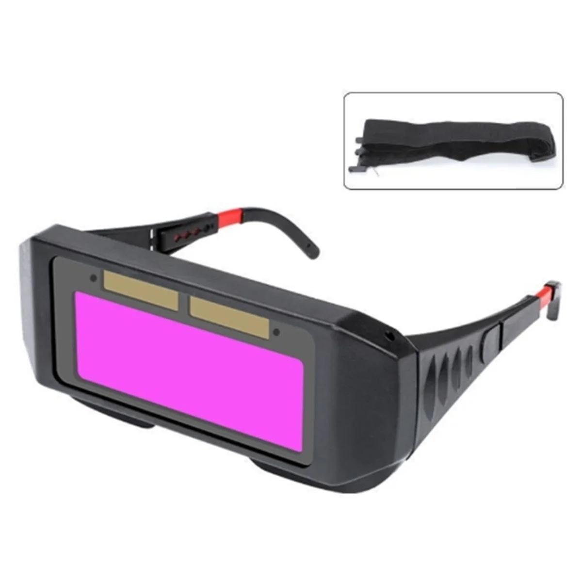 

A Welding Goggles Automatic Solar Automatic Darkening Safety Glasses TIG MIG MMA Welding Goggles Welder Glasses Protective Tools