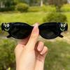 New men's and women's Halloween party skeleton ghost sunglasses pearl letter ghost glasses