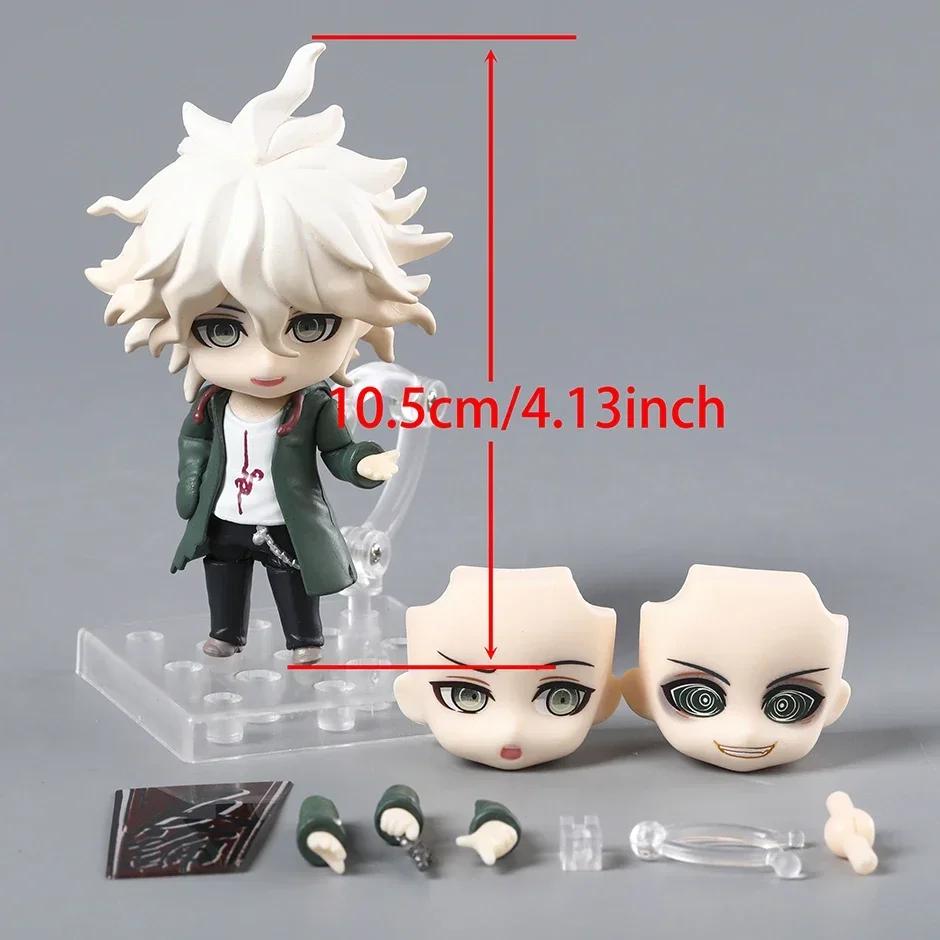 Danganronpa 2580 Nagito Komaeda Q Anime Actionfigur Modell Spielzeug Gesichtswechsel Montage Niedliche Spielzeuge