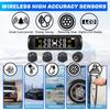 Intelligent Tire Pressure Monitoring System Solar Wireless TPMS with 4 Sensor IP67 Waterproof Auto Safety Monitor