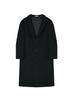 Comspace1980 Wool Blend Oversized Single Coat Black