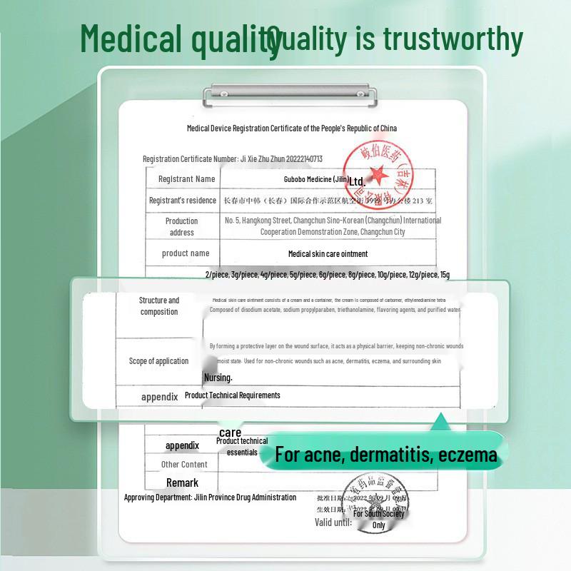 Tuoneng Specialist Skin Care Ointment for Acne, Eczema, Pimples, Seborrheic Dermatitis & Redness.