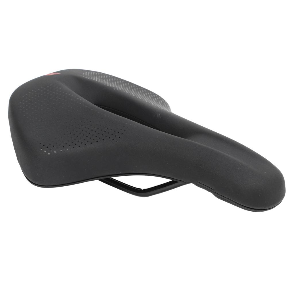 Bike Saddle Breathable Shock Absorbing Waterproof Soft Memory Foam Padded Bicycle Cushion with Tail Light