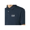 Emporio Armani EA7 Logo Slim Fit Polo Shirt Men Tops Blue 8NPF14-PJVQZ-1562