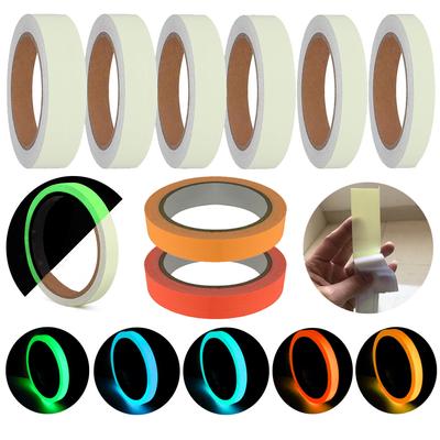 Luminous Adhesive Tapes, Stage Warning Tape, Removable PVC, Glow In The Dark, Fluorescent Tape, Light Storage,  Accessories, Decorations, Safety Tape