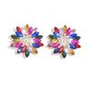 Mode Kristall Schneeflocke Ohrstecker Damen Eleganz Temperament Exquisite Ohrringe Nischendesign Ohrringe Accessoires