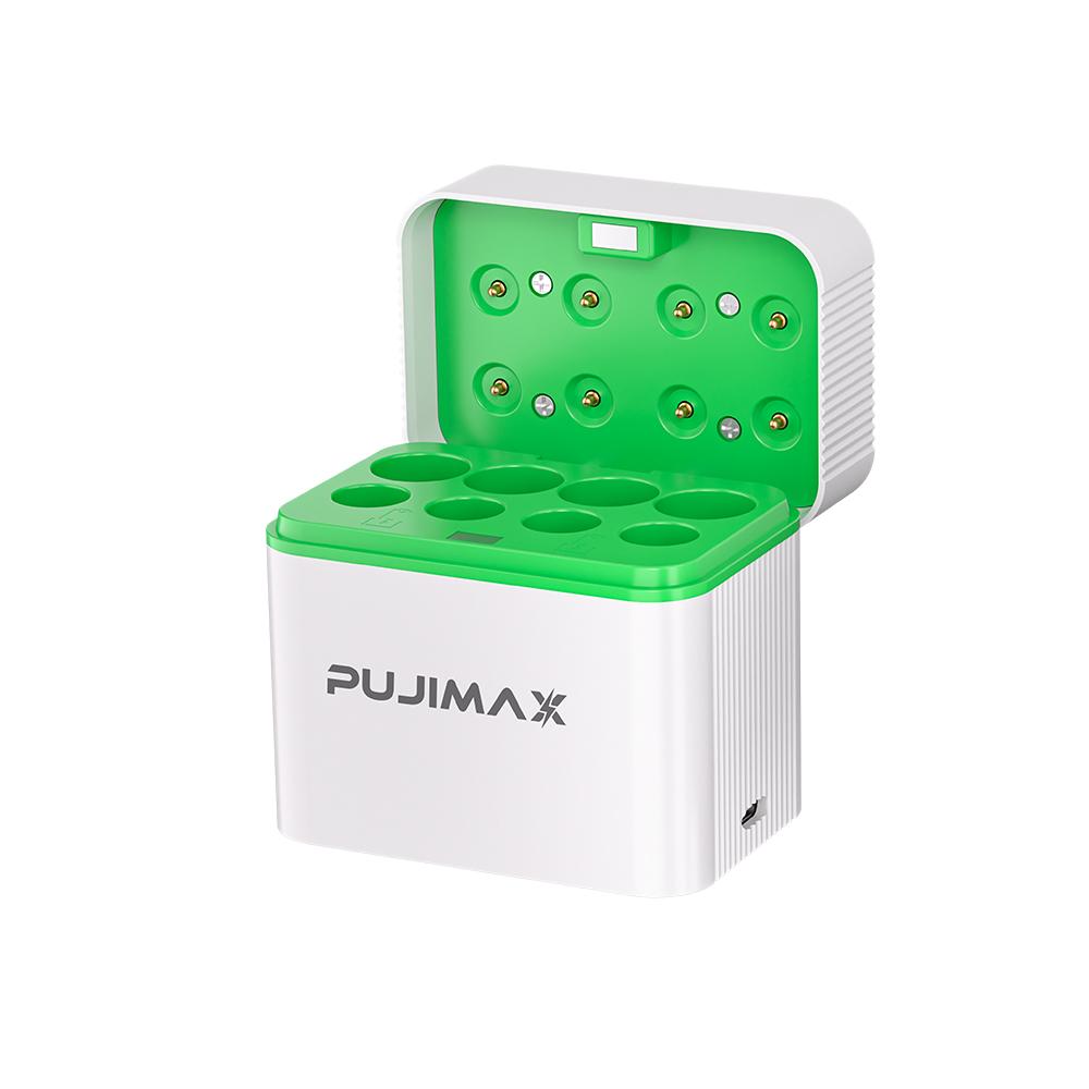 PUJIMAX LED Display AA/AAA Battery Charger 8 Slots For NI-MH /NI-CD aa aaa 1.2V Rechargeable Battery Indicator Battery Charger белый