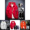 Premium Quality Men's Casual Hooded Coat Slim Fit Jacket Stylish Windbreaker Hoodie